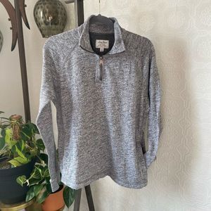 Lucky brand quarter zip sweater